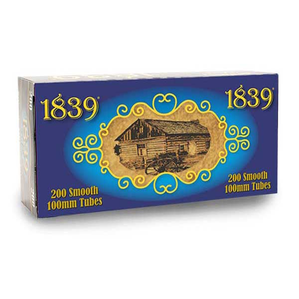 1839 Tubes 200 ct. Smooth 100mm