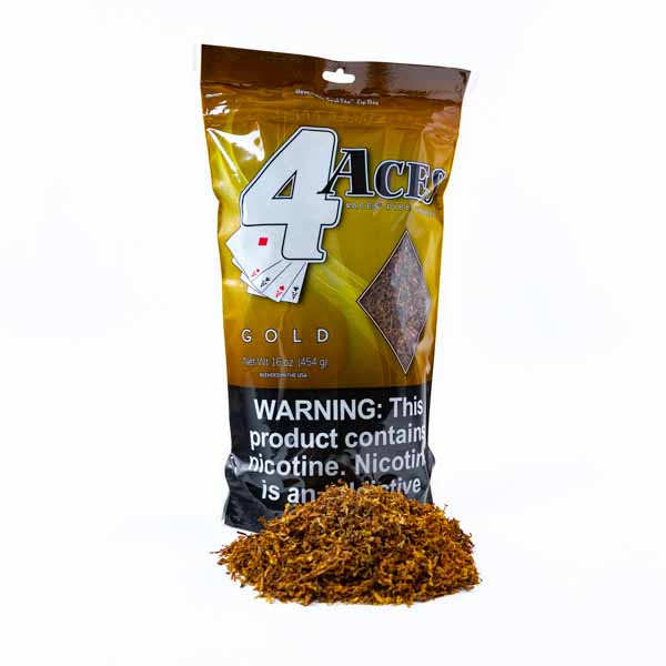 4 Aces Pipe Tobacco 1 lb (16oz) - Gold