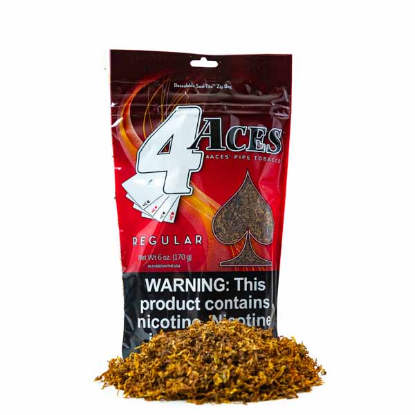 4 Aces Pipe Tobacco 6 oz - Regular