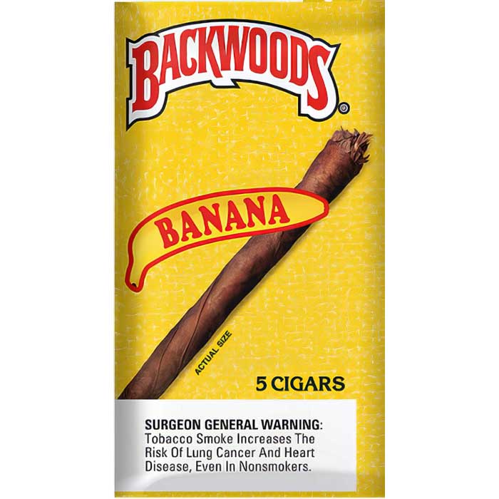 Backwoods Cigars - 5 Pack  - Banana
