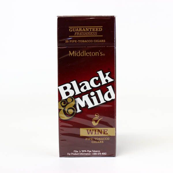 Black and Mild 25 ct. Upright - Wine