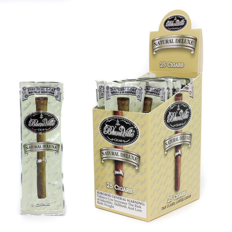 BluntVille Cigar Singles - Natural Deluxe