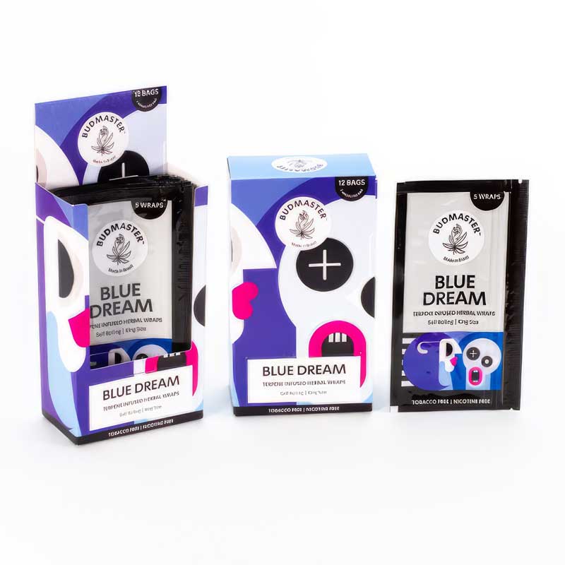 Budmaster Terpene Infused Herbal Blunt Wraps - Blue Dream