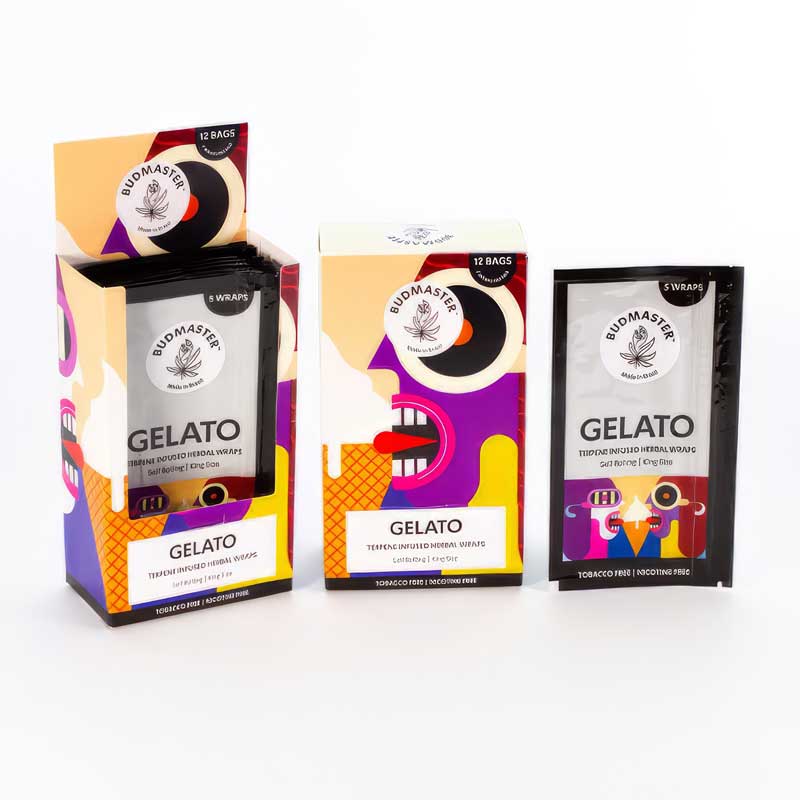 Budmaster Terpene Infused Herbal Blunt Wraps - Gelato