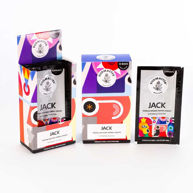 Budmaster Terpene Infused Herbal Blunt Wraps - Jack Herer