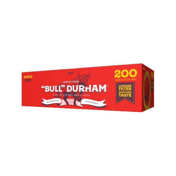 Bull Durham Tubes 200 ct - Regular - King