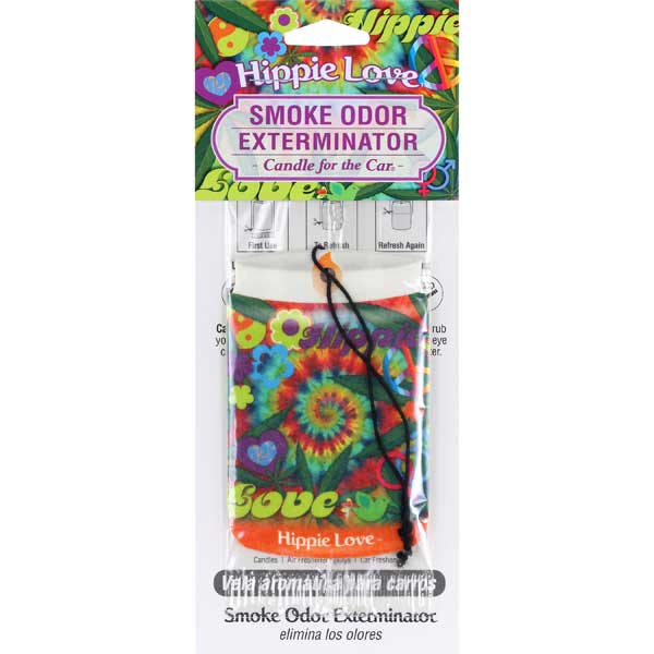 Candle for the Car Air Freshener - Hippie Love