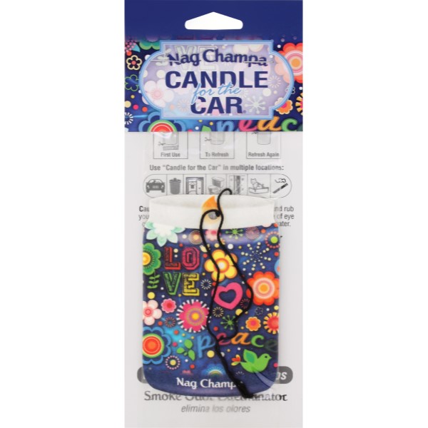 Candle for the Car Air Freshener - Nag Champa