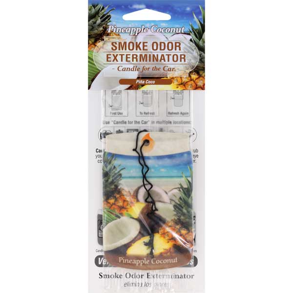 Candle for the Car Air Freshener - Pineapple Coconut