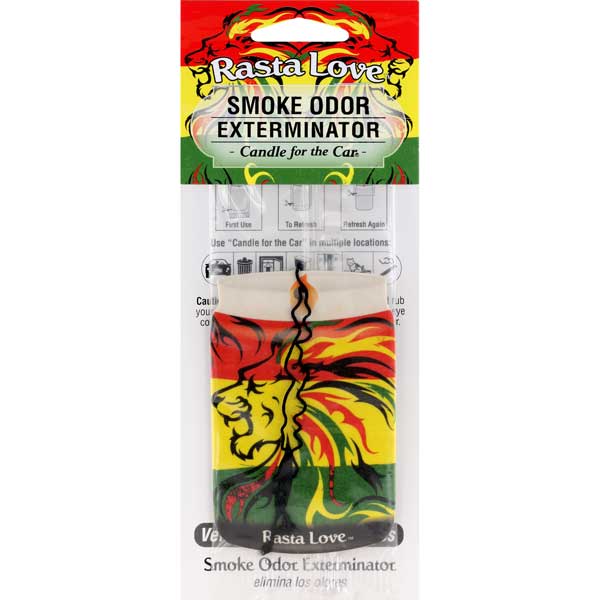 Candle for the Car Air Freshener - Rasta Love