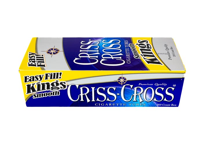 Criss Cross tubes 200 ct - Blue King