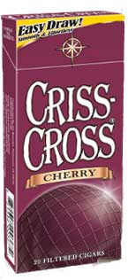 Criss Cross Filtered Cigars - Pack - Cherry