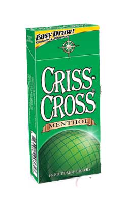 Criss Cross Filtered Cigars - Pack - Menthol