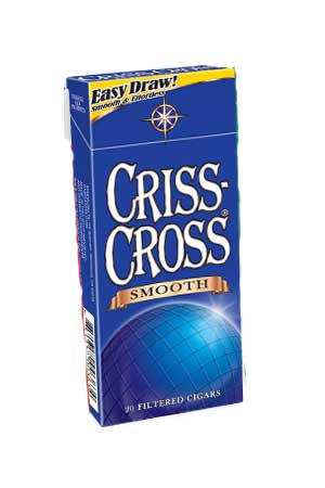 Criss Cross Filtered Cigars - Pack - Smooth