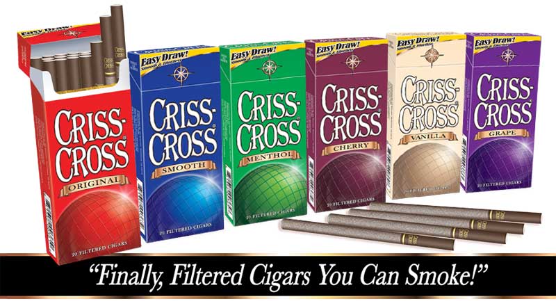 Criss Cross Filtered Cigars - Pack - Original