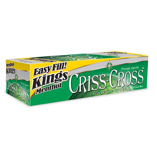 Criss Cross tubes 200 ct - Menthol King