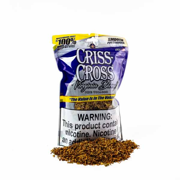 Criss Cross Virginia Blend Pipe Tobacco 3 oz - Smooth
