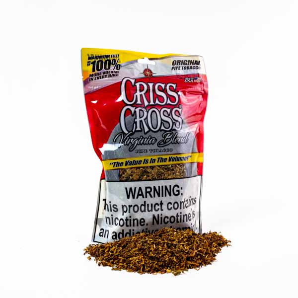 Criss Cross Virginia Blend Pipe Tobacco 3 oz - Original