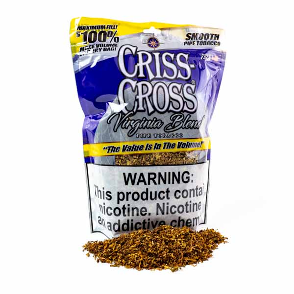 Criss Cross Virginia Blend Pipe Tobacco 8 oz - Smooth