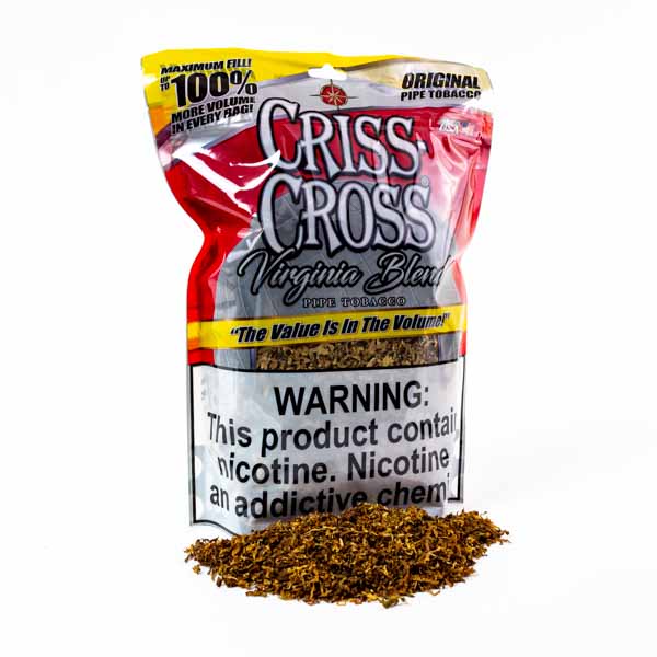 Criss Cross Virginia Blend Pipe Tobacco 8 oz - Original