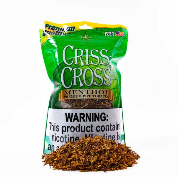 Criss Cross Pipe Tobacco 6 oz - Menthol