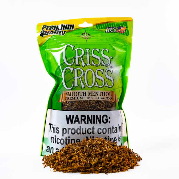 Criss Cross Pipe Tobacco 6 oz - Smooth Menthol