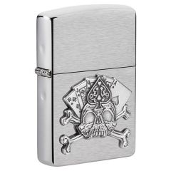 Zippo Car Skull Emblem Design Lighter
