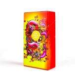Tattoo Cigarette Case - 100mm - Skull w/ Snakes