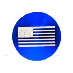 American Flag 4pc Grinder - Blue