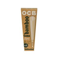 OCB Unbleached Cones - 3ct - King