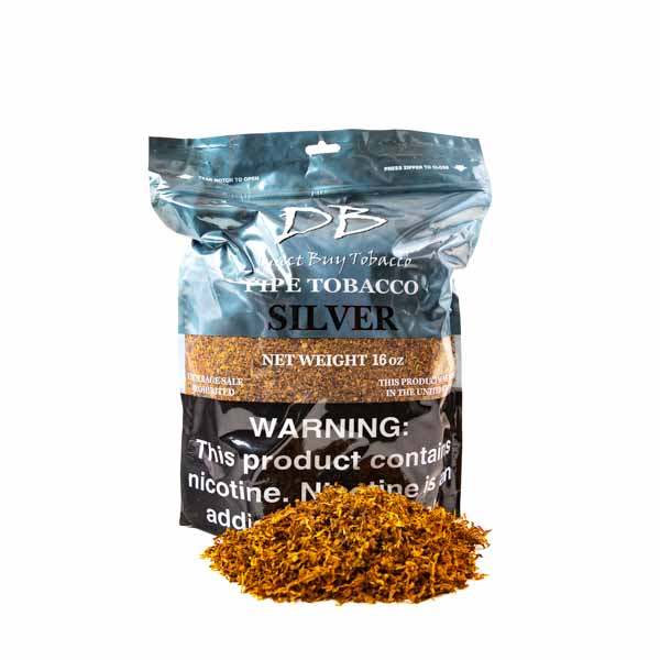 Direct Buy Pipe Tobacco 1 lb (16oz) - Silver