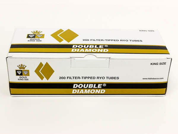 Double Diamond tubes 200 ct - Gold King