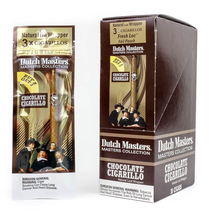 Dutch Masters Foil Pouch Cigarillos -Chocolate