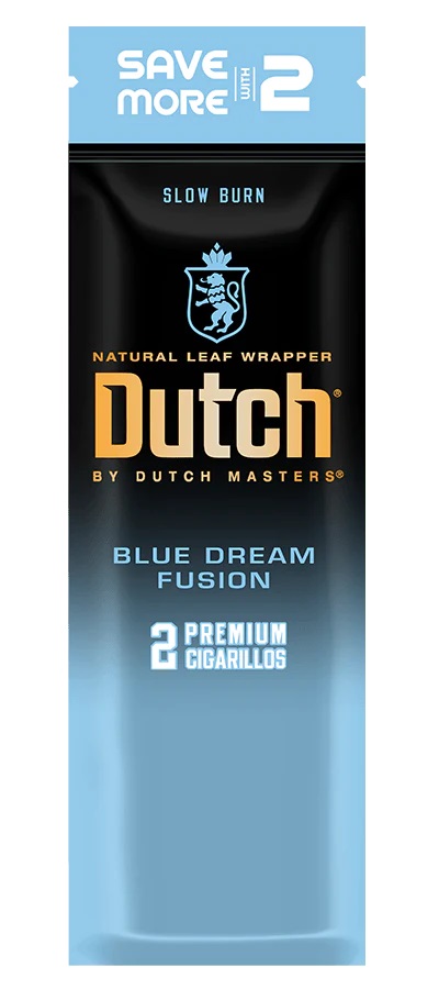 Dutch Natural Leaf Cigarillos - Blue Dream Fusion Pouch
