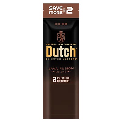 Dutch Natural Leaf Cigarillos - Java Fusion Pouch