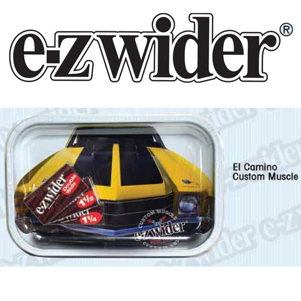 EZ Wider Metal Tray & Rolling Paper Combo - Custom Muscle - El Camino