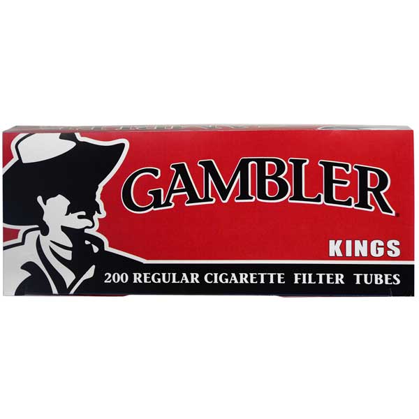 Gambler tubes 200 ct. Regular King