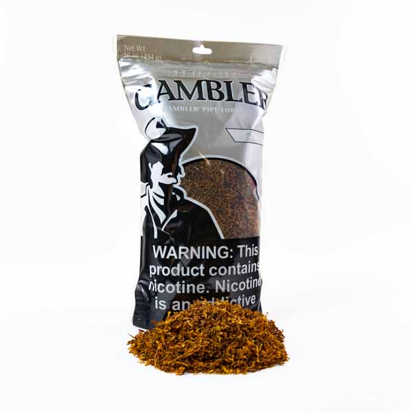 Gambler Pipe Tobacco 1 lb (16oz) - Silver