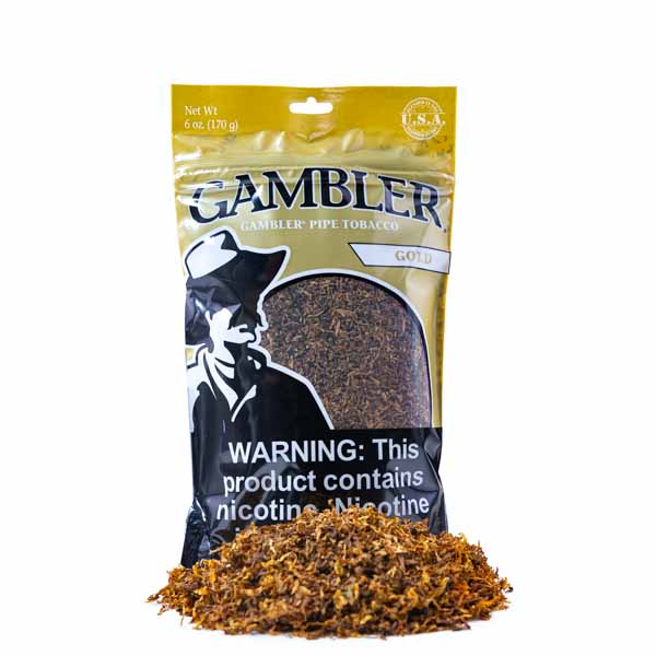 Gambler Pipe Tobacco 6 oz - Gold