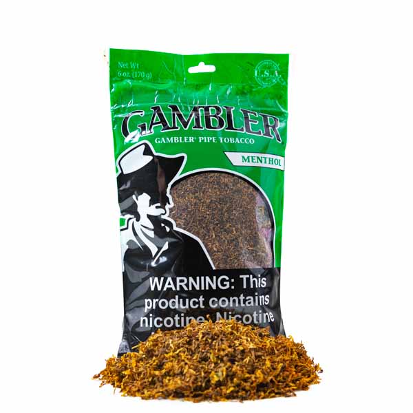 Gambler Pipe Tobacco 6 oz - Menthol