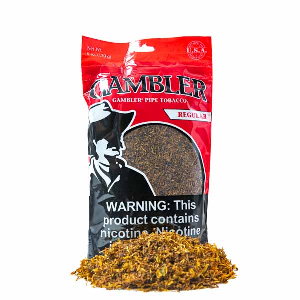 Gambler Pipe Tobacco 6 oz - Regular