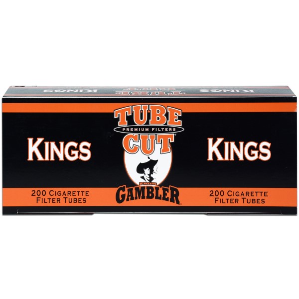 Gambler tubes 200 ct. TUBE CUT Regular King