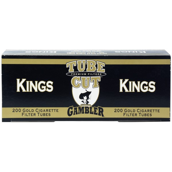 Gambler tubes 200 ct. TUBE CUT Gold King