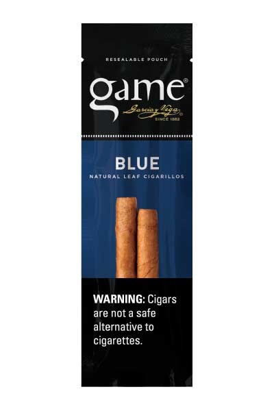 Garcia y Vega Game Foil Pouch Cigarillos - Blue