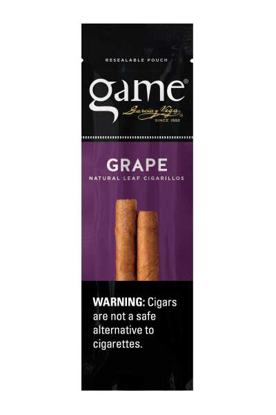 Garcia y Vega Game Foil Pouch Cigarillos - Grape
