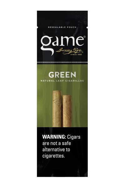 Garcia y Vega Game Foil Pouch Cigarillos - Green