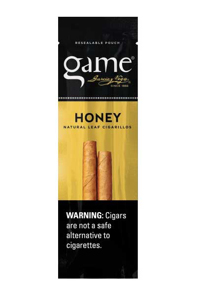 Garcia y Vega Game Foil Pouch Cigarillos - Honey