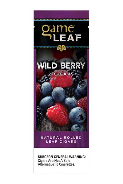 Garcia y Vega Game Leaf Foil Pouch Cigars - Wild Berry