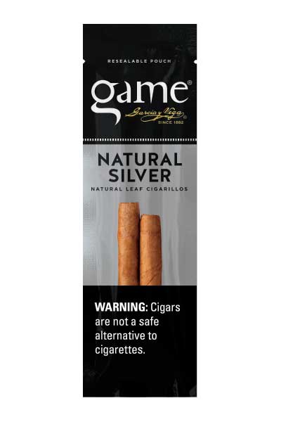 Garcia y Vega Game Foil Pouch Cigarillos - Natural Silver