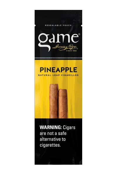 Garcia y Vega Game Foil Pouch Cigarillos - Pineapple